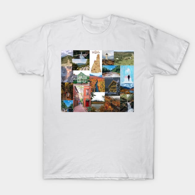 new hampshire aesthetic collage T-Shirt by morgananjos
